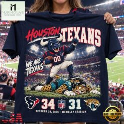 Houston Texans 34 31 Win Over Jacksonville Jaguars Game Day 3D Shirt, Hot 3D Shirt Trend Houston Texans 34 31 Win Over Jacksonville Jaguars Game Day 3D Shirt