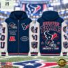 Houston Texans NFL Gridiron Heritage Zip Hoodie, NFL Sporty Shirt Houston Texans Nfl Gridiron Heritage Zip Hoodie