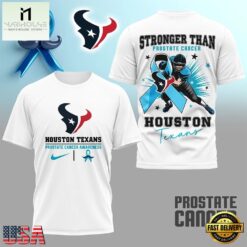 Houston Texans NFL Prostate Cancer Awareness Month 3D Shirt, NFL Sporty Shirt Houston Texans Nfl Prostate Cancer Awareness Month 3D Shirt