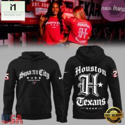 Houston Texans Swarm City 2026 Black Hoodie, Hot 3D Shirt Trend Houston Texans Swarm City 2026 Black Hoodie