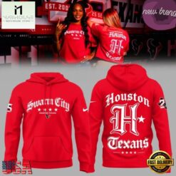 Houston Texans Swarm City 2026 Pullover Hoodie, Hot 3D Shirt Trend Houston Texans Swarm City 2026 Pullover Hoodie