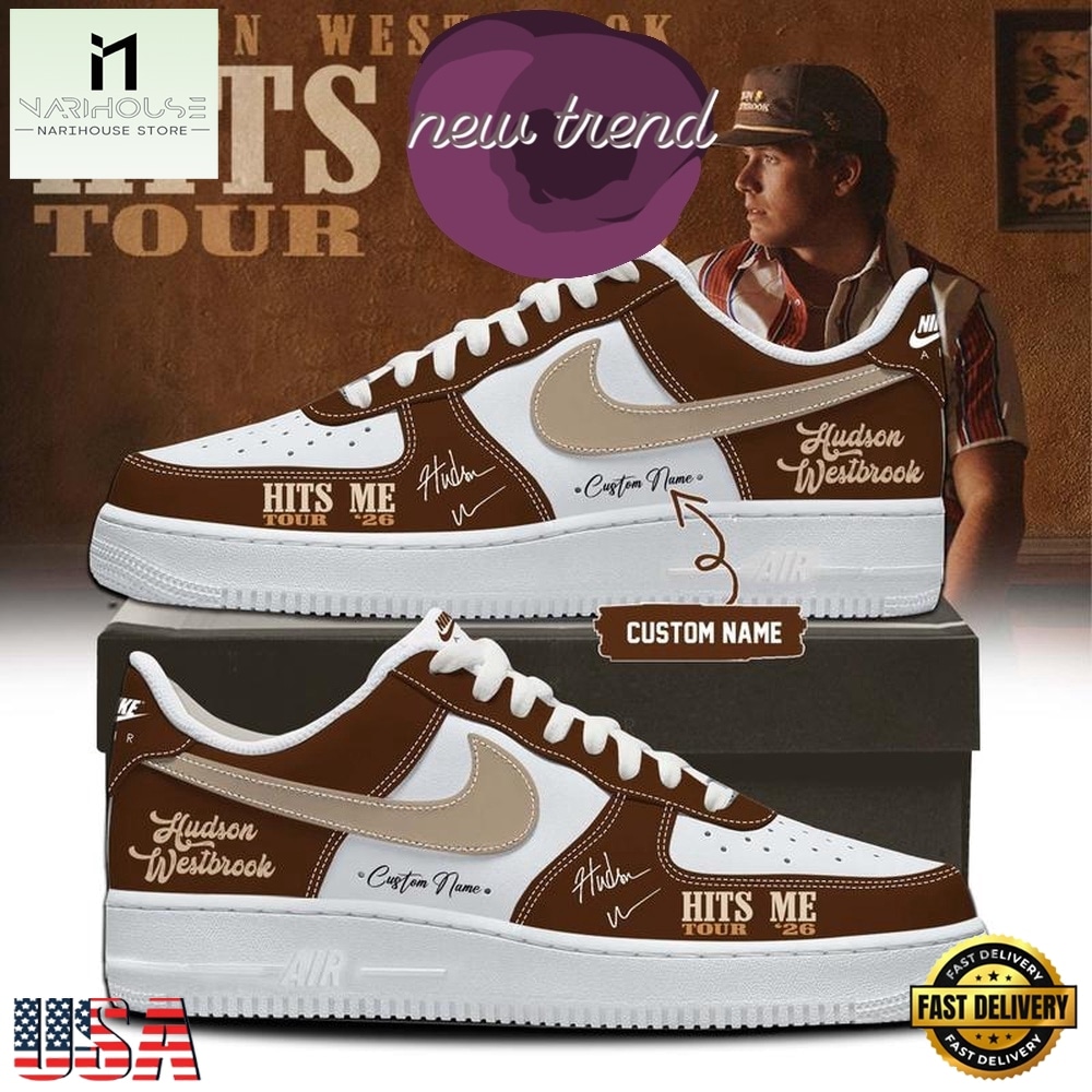 Hudson Westbrook Hits Me Tour 2026 Special New Air Force 1 Shoes Sneakers, Music Artist AF1 Shoes Hudson Westbrook Hits Me Tour 2026 Special New Air Force 1 Shoes Sneakers, Music Artist AF1 Shoes