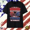 I’m a Warhawk on Saturdays and a Texan on Sundays helmet T Shirt, Stylish 2D Graphic Shirt I M A Warhawk ON Saturdays And A Texan ON Sundays Helmet T Shirt