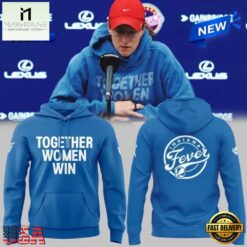 Indiana Fever Blue Together Women Win Hoodie, Hot 3D Shirt Trend Indiana Fever Blue Together Women Win Hoodie