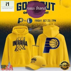 Indiana Pacers Opening Night GOLD OUT 2026 Limited Edition Hoodie, Hot 3D Shirt Trend Indiana Pacers Opening Night Gold Out 2026 Limited Edition Hoodie
