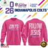 Indianapolis Colts Crucial Catch Follow Jesus 2026 Pink Sweatshirt, Hot 3D Shirt Trend 2 Indianapolis Colts Crucial Catch Follow Jesus 2026 Pink Sweatshirt, Hot 3D Shirt Trend Indianapolis Colts Crucial Catch Follow Jesus 2026 Pink Sweatshirt