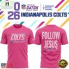 Indianapolis Colts Crucial Catch Follow Jesus 2026 Pink T Shirt, Hot 3D Shirt Trend 2 Indianapolis Colts Crucial Catch Follow Jesus 2026 Pink T Shirt, Hot 3D Shirt Trend Indianapolis Colts Crucial Catch Follow Jesus 2026 Pink T Shirt
