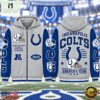 Indianapolis Colts NFL Gridiron Heritage Zip Hoodie, NFL Sporty Shirt Indianapolis Colts Nfl Gridiron Heritage Zip Hoodie