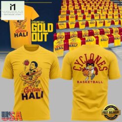 Iowa State Men's Basketball Cyclone Hali Gold Out 2026 Limited Edition T Shirt, Hot 3D Shirt Trend Iowa State Men S Basketball Cyclone Hali Gold Out 2026 Limited Edition T Shirt