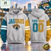Jacksonville Jaguars NFL Two Tone Colorblock Varsity Hoodie, NFL Sporty Shirt Jacksonville Jaguars Nfl Two Tone Colorblock Varsity Hoodie