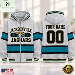Jacksonville Jaguars NFL Varsity Stripe Zip Hoodie, NFL Sporty Shirt Jacksonville Jaguars Nfl Varsity Stripe Zip Hoodie