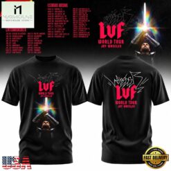 Jay Wheeler La Voz Favorita World Tour T Shirt, Popular 3D Music Tee Jay Wheeler LA Voz Favorita World Tour T Shirt