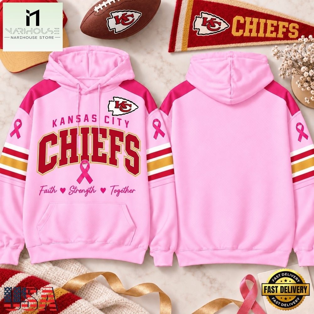 Kansas City Chiefs 2026 NFL Breast Cancer Awareness Game Day Hoodie Shirt, NFL Sporty Shirt Kansas City Chiefs 2026 NFL Breast Cancer Awareness Game Day Hoodie Shirt, NFL Sporty Shirt