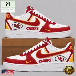 Kansas City Chiefs 2026 NFL Team Air Force 1 Shoes Sneakers, NFL Team AF1 Shoes Kansas City Chiefs 2026 Nfl Team Air Force 1 Shoes Sneakers