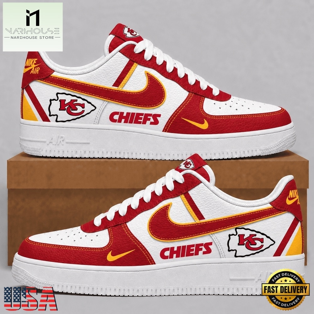 Kansas City Chiefs 2026 NFL Team Air Force 1 Shoes Sneakers, NFL Team AF1 Shoes Kansas City Chiefs 2026 NFL Team Air Force 1 Shoes Sneakers, NFL Team AF1 Shoes