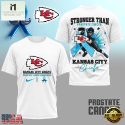 Kansas City Chiefs NFL Prostate Cancer Awareness Month 3D Shirt, NFL Sporty Shirt Kansas City Chiefs Nfl Prostate Cancer Awareness Month 3D Shirt
