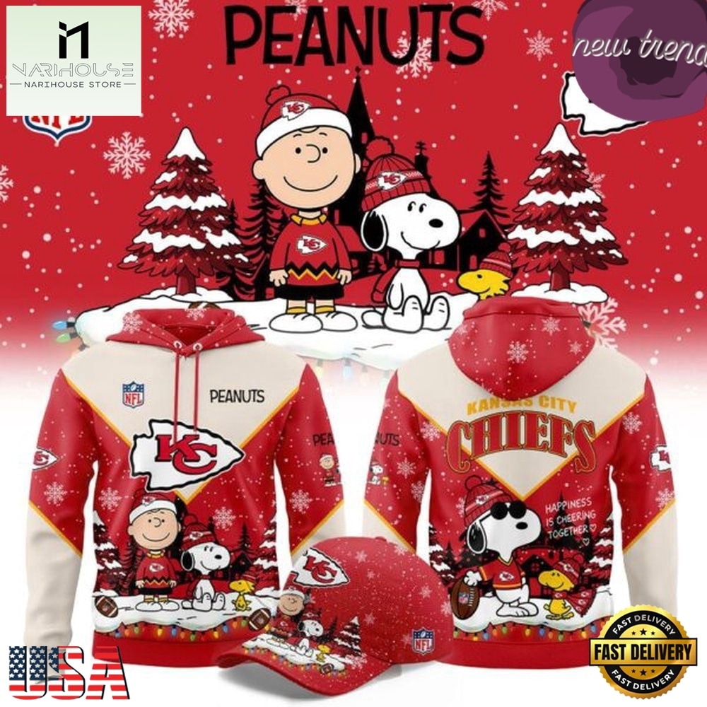 Kansas City Chiefs x Peanuts Christmas 2026 Hoodie, Hot 3D Shirt Trend Kansas City Chiefs x Peanuts Christmas 2026 Hoodie, Hot 3D Shirt Trend