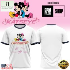 KATSEYE X MICKEY & MINNIE Signed 2026 T Shirt, Popular 3D Music Tee Katseye X Mickey Minnie Signed 2026 T Shirt