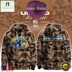 Kent State Golden Flashes Football Military Appreciation 2026 Hoodie, Hot 3D Shirt Trend Kent State Golden Flashes Football Military Appreciation 2026 Hoodie