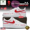 Kneecap Band FENIAN TOUR 2026 White Air Force 1 Shoes Sneakers, Music Artist AF1 Shoes Kneecap Band Fenian Tour 2026 White Air Force 1 Shoes Sneakers