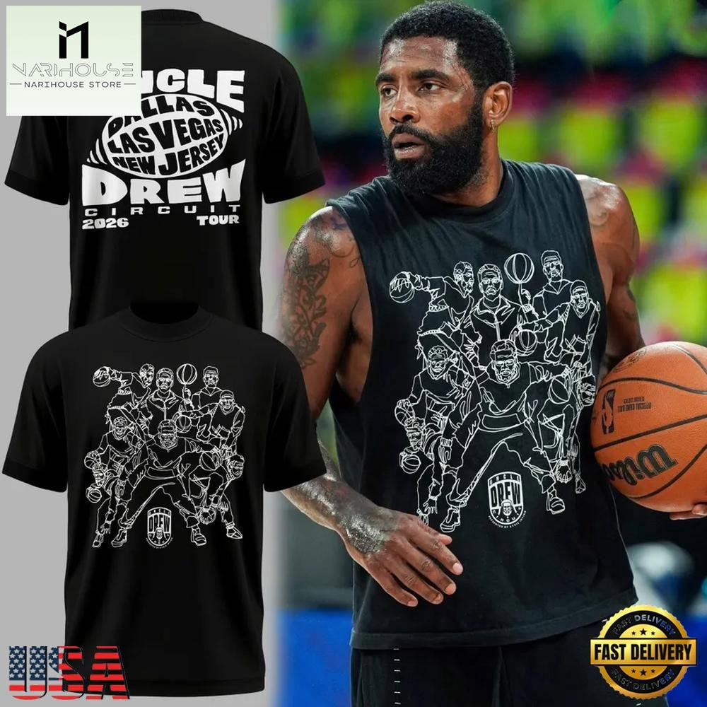 Kyrie Irving Uncle Drew Circuit Tour 2026 Black T Shirt, Hot 3D Shirt Trend Kyrie Irving Uncle Drew Circuit Tour 2026 Black T Shirt, Hot 3D Shirt Trend