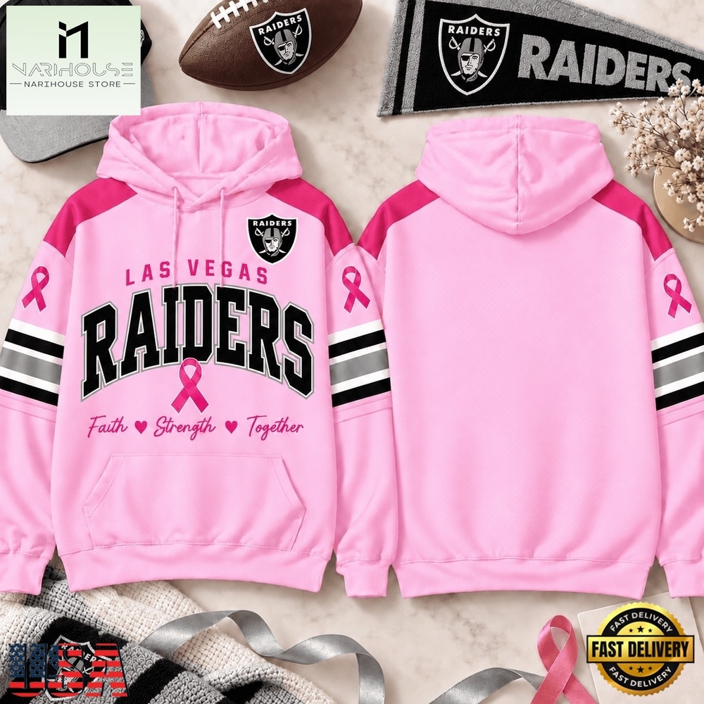 Las Vegas Raiders 2026 NFL Breast Cancer Awareness Game Day Hoodie Shirt, NFL Sporty Shirt Las Vegas Raiders 2026 NFL Breast Cancer Awareness Game Day Hoodie Shirt, NFL Sporty Shirt