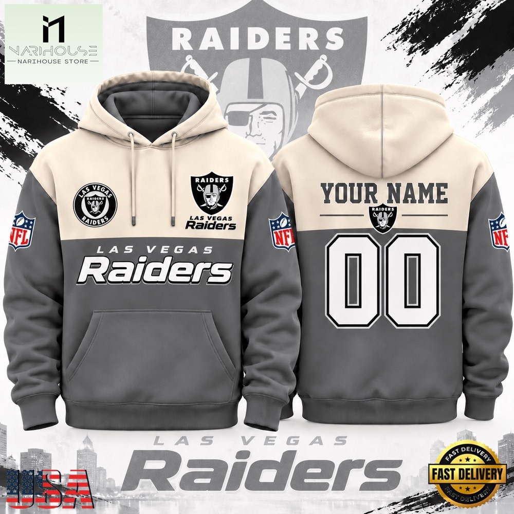 Las Vegas Raiders NFL Custom Varsity Colorblock Pullover Hoodie, NFL Sporty Shirt Las Vegas Raiders NFL Custom Varsity Colorblock Pullover Hoodie, NFL Sporty Shirt