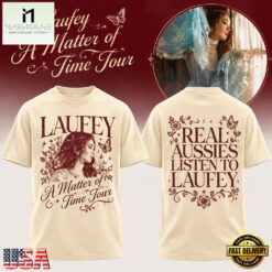 Laufey A Matter of Time Tour 2026 3D Shirt, Popular 3D Music Tee Laufey A Matter OF Time Tour 2026 3D Shirt