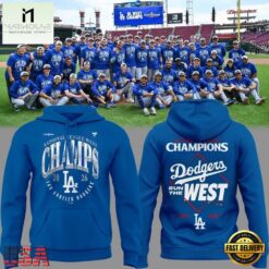 LOS ANGELES DODGERS ARE YOUR 2026 NL WEST CHAMPS Hoodie, Hot 3D Shirt Trend Los Angeles Dodgers Are Your 2026 NL West Champs Hoodie