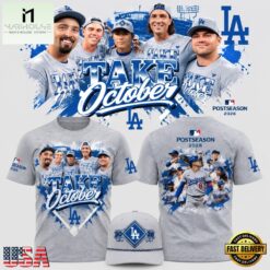 Los Angeles Dodgers Take October 2026 NL West Champions 3D Shirt, Hot 3D Shirt Trend Los Angeles Dodgers Take October 2026 NL West Champions 3D Shirt