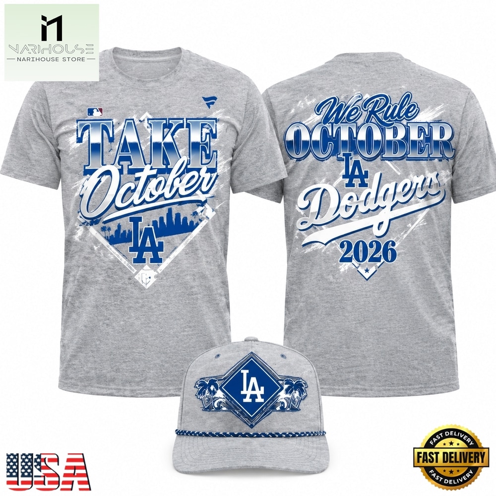 Los Angeles Dodgers Take October 2026 NL West Champions Graphic T Shirt, Hot 3D Shirt Trend Los Angeles Dodgers Take October 2026 NL West Champions Graphic T Shirt, Hot 3D Shirt Trend