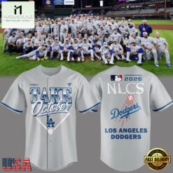 Los Angeles Dodgers Take October NLCS Bound 2026 Baseball Jersey, Stylish Baseball Jersey Los Angeles Dodgers Take October Nlcs Bound 2026 Baseball Jersey