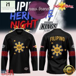 Los Angeles Kings 2026 Filipino Heritage Night Hockey Jersey, Hot 3D Shirt Trend Los Angeles Kings 2026 Filipino Heritage Night Hockey Jersey