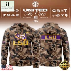 LSU Tigers 2026 Military Appreciation New Design Hoodie, Hot 3D Shirt Trend Lsu Tigers 2026 Military Appreciation New Design Hoodie