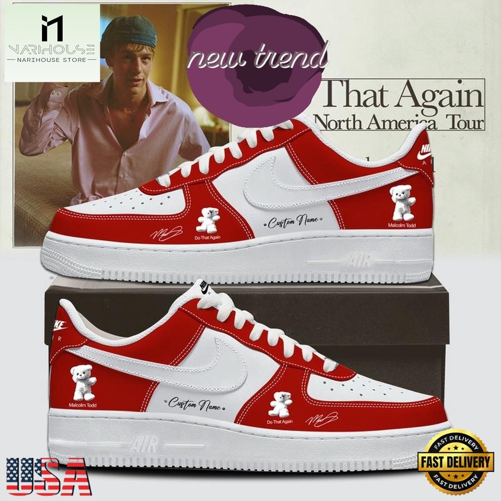 Malcolm Todd Do That Again Tour 2026 New Design Air Force 1 Shoes Sneakers, Music Artist AF1 Shoes Malcolm Todd Do That Again Tour 2026 New Design Air Force 1 Shoes Sneakers, Music Artist AF1 Shoes