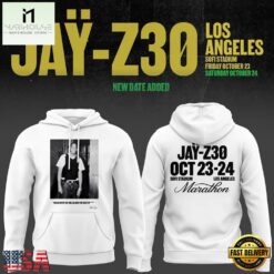 Marathon x JAY Z 30 2026 Exclusive Hoodie, Popular 3D Music Tee Marathon X Jay Z 30 2026 Exclusive Hoodie