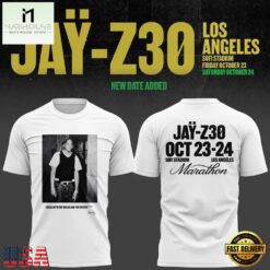 Marathon x JAY Z 30 2026 Exclusive T Shirt, Popular 3D Music Tee Marathon X Jay Z 30 2026 Exclusive T Shirt