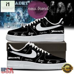Megadeth Breakout Hibernation Of The Nations 2026 Custom Air Force 1 Shoes Sneakers, Music Artist AF1 Shoes Megadeth Breakout Hibernation OF The Nations 2026 Custom Air Force 1 Shoes Sneakers