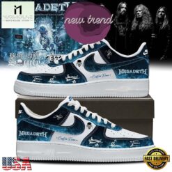 Megadeth Breakout Hibernation Of The Nations 2026 Customize Air Force 1 Shoes Sneakers, Music Artist AF1 Shoes Megadeth Breakout Hibernation OF The Nations 2026 Customize Air Force 1 Shoes Sneakers