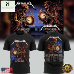 Metallica In Sphere Las Vegas 2026 T Shirt, Popular 3D Music Tee Metallica IN Sphere Las Vegas 2026 T Shirt