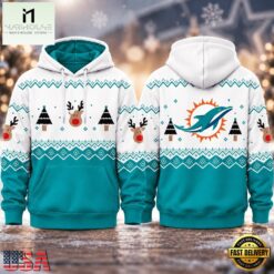 Miami Dolphins NFL Christmas Game Day Hoodie Shirt, NFL Sporty Shirt Miami Dolphins Nfl Christmas Game Day Hoodie Shirt