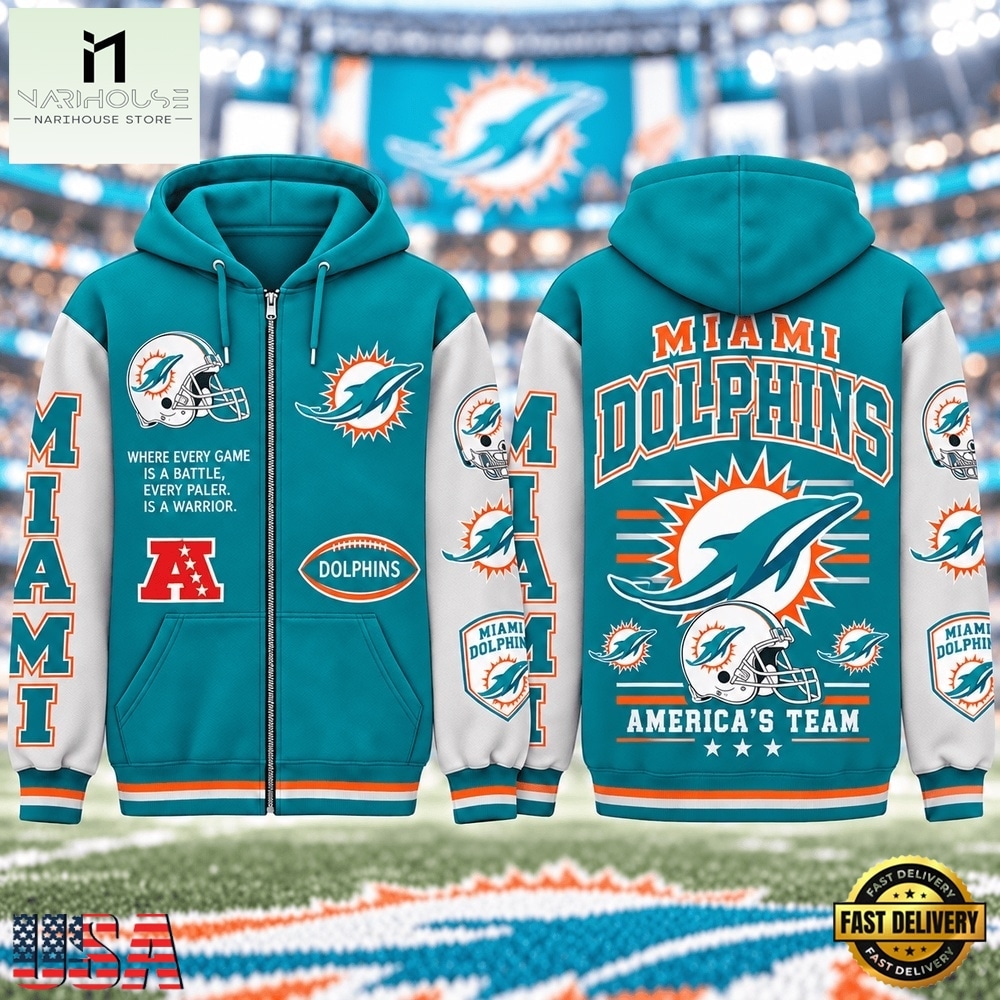 Miami Dolphins NFL Gridiron Heritage Zip Hoodie, NFL Sporty Shirt Miami Dolphins NFL Gridiron Heritage Zip Hoodie, NFL Sporty Shirt