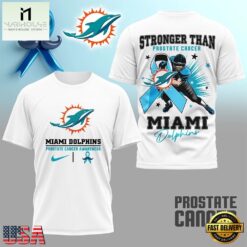 Miami Dolphins NFL Prostate Cancer Awareness Month 3D Shirt, NFL Sporty Shirt Miami Dolphins Nfl Prostate Cancer Awareness Month 3D Shirt