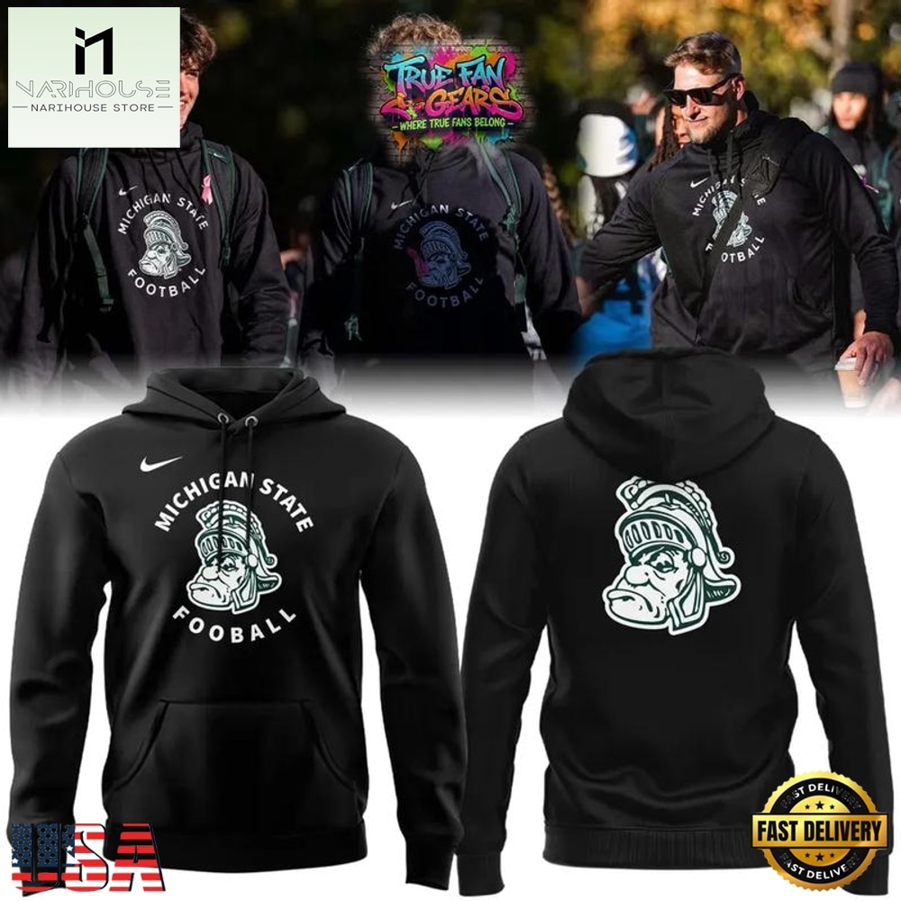 Michigan State Spartans Throwback Logo Black Hoodie, Hot 3D Shirt Trend Michigan State Spartans Throwback Logo Black Hoodie, Hot 3D Shirt Trend