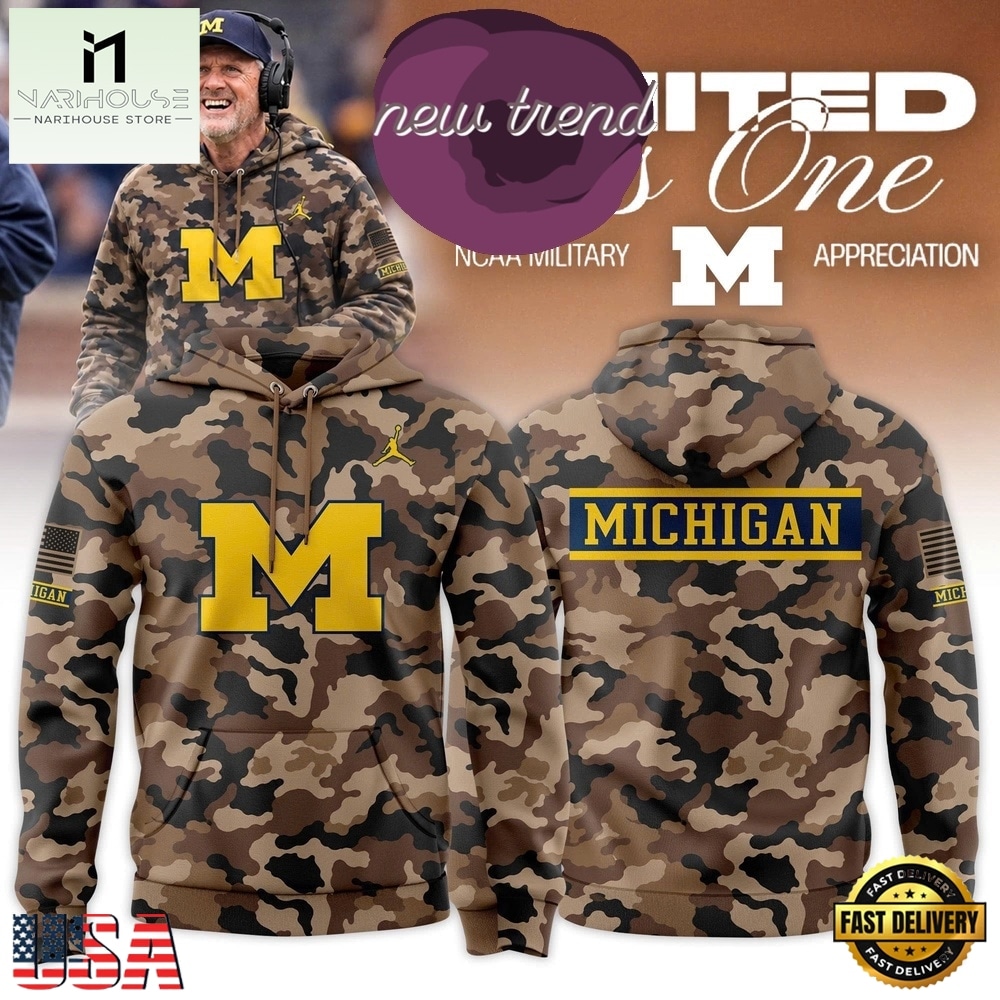 Michigan Wolverines 2026 Military Appreciation New Design Hoodie, Hot 3D Shirt Trend Michigan Wolverines 2026 Military Appreciation New Design Hoodie, Hot 3D Shirt Trend