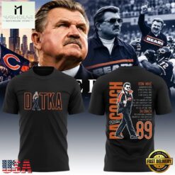 Mike Ditka Forever Chicago Bears Paying Tribute to Da Coach Limited Edition 3D Shirt, Hot 3D Shirt Trend Mike Ditka Forever Chicago Bears Paying Tribute TO DA Coach Limited Edition 3D Shirt