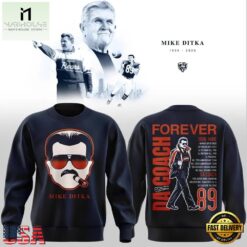 Mike Ditka Forever Chicago Bears Paying Tribute to Da Coach Limited Edition Sweatshirt, Hot 3D Shirt Trend Mike Ditka Forever Chicago Bears Paying Tribute TO DA Coach Limited Edition Sweatshirt