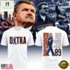 Mike Ditka Forever Chicago Bears White T Shirt, Hot 3D Shirt Trend Mike Ditka Forever Chicago Bears White T Shirt