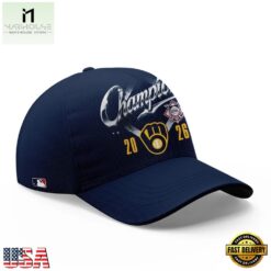 Milwaukee Brewers National League Champions UECK 2026 Limited Edition Cap, Trending Cap Style Milwaukee Brewers National League Champions Ueck 2026 Limited Edition Cap