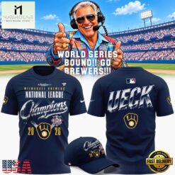 Milwaukee Brewers National League Champions UECK 2026 Limited Edition T Shirt, Hot 3D Shirt Trend Milwaukee Brewers National League Champions Ueck 2026 Limited Edition T Shirt